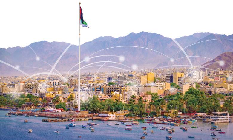 تشغيل أول نقطة لتبادل الإنترنت في الأردن ضمن مشروع مدينة العقبة الرقمية