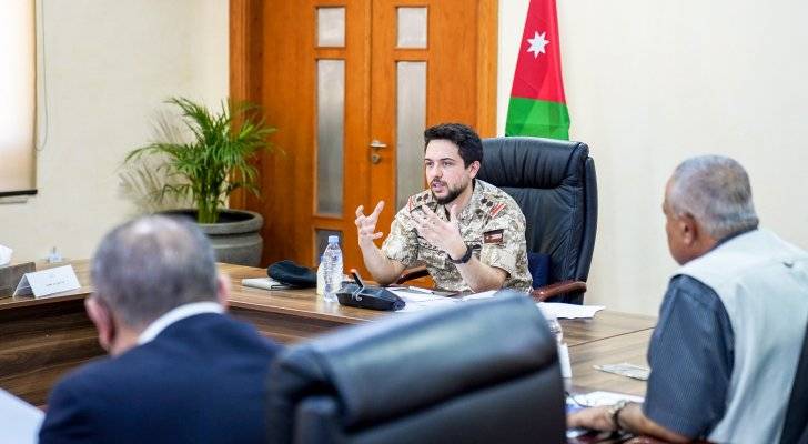 ولي العهد يتابع سير تنفيذ خطة استراتيجية العقبة