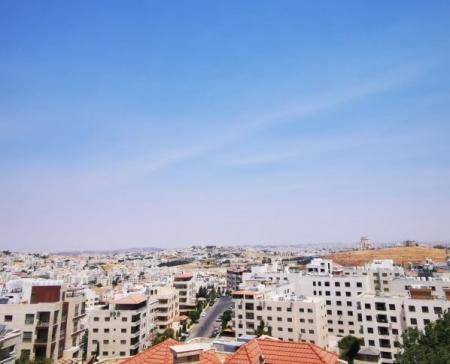 كتل دخانية في سماء الأردن