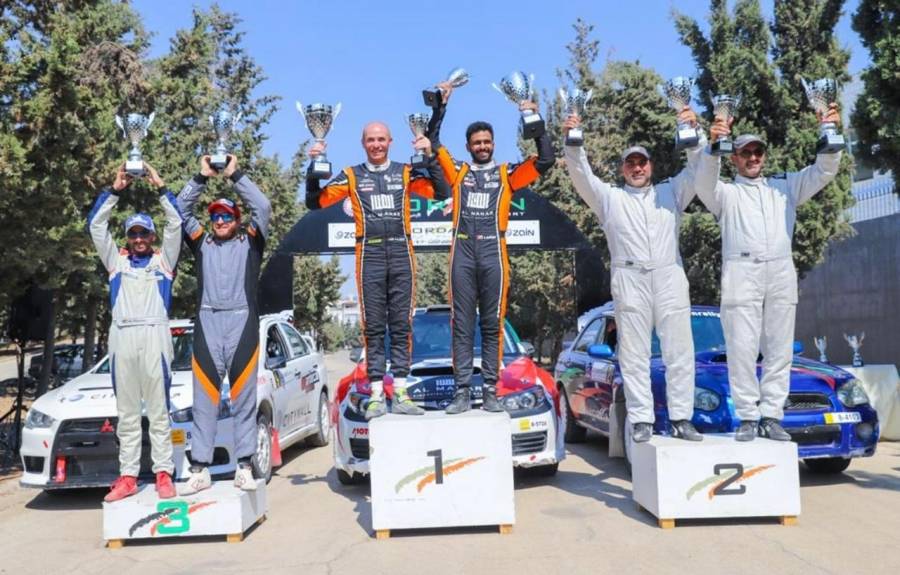 الرواحي وملاحه الحمود يخطفان لقب الجولة الثالثة لبطولة الاردن للراليات