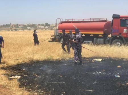 85 حريقا في الأردن السبت