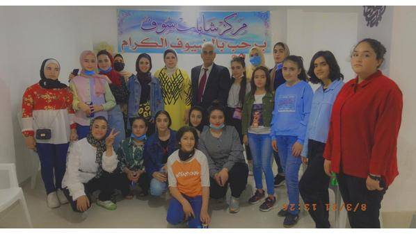 اثر المخدرات على المجتمع  ورشة عمل في مركز شابات سوف