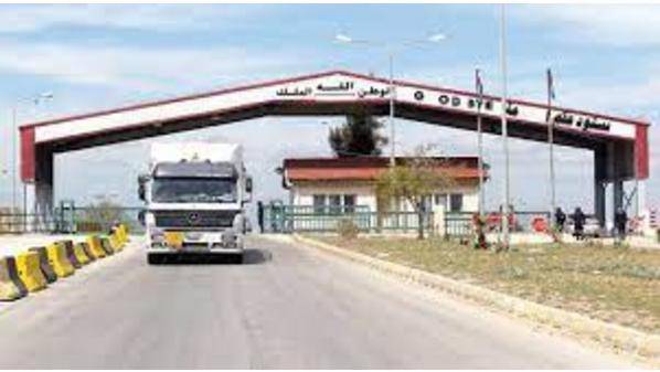 عودة الشحن قدوما ومغادرة عبر حدود جابر