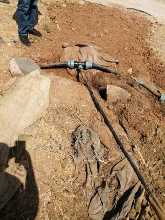 المياه ضبط (6) اعتداءات جديدة على خطوط مياه  في الكرك