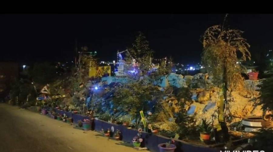 مواطن أردني يحول مكب نفايات إلى لوحة فنية