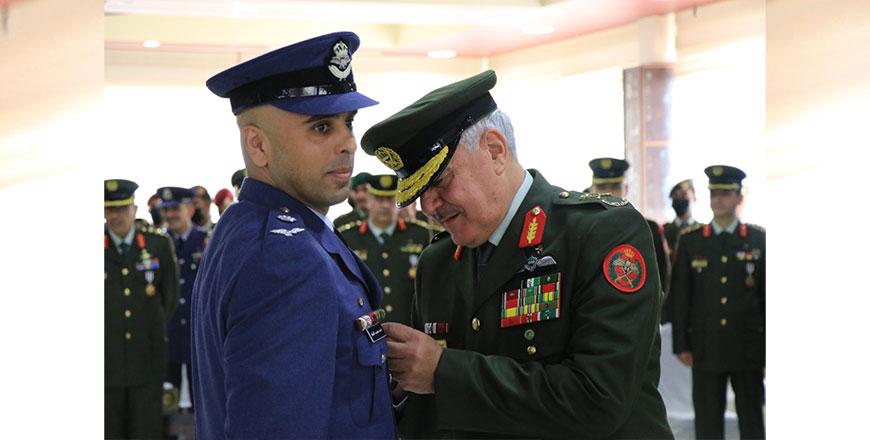 Deputising for King, army chief presents Centennial Medal to retired, working JAF personnel