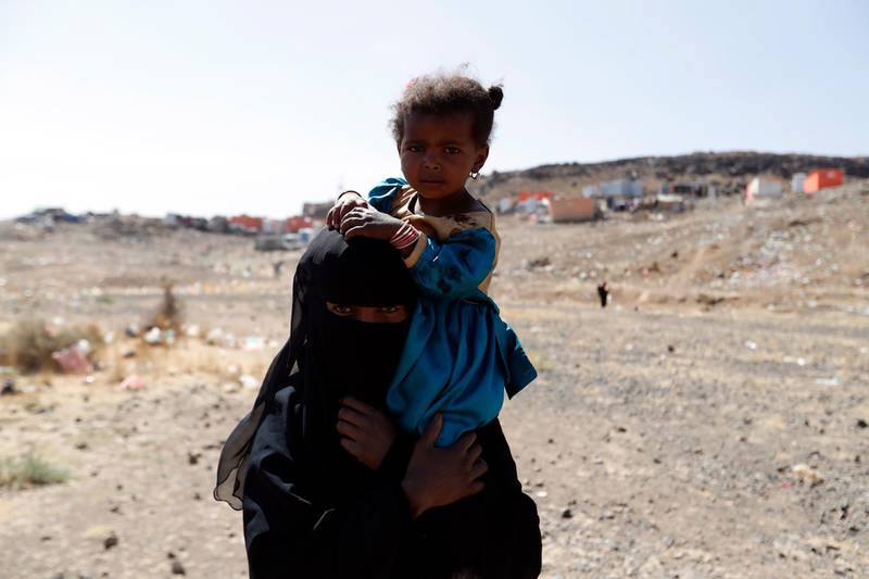 Yemeni refugees recall nightmare trek through mountains with injured baby