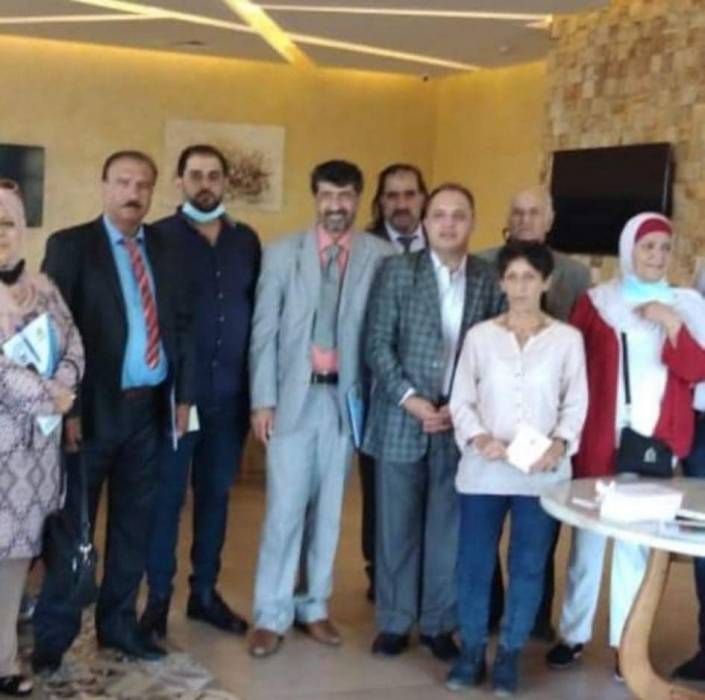 العمرات يشارك في جلسة تدريبية نظمها مركز العالم العربي للتنمية الديمقراطية... صور