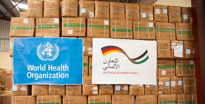 Germany donates 5 million surgical masks to Jordan to protect healthcare workers against COVID19