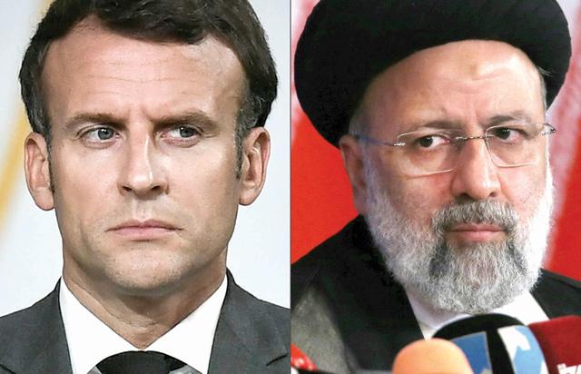 Raisi tells Macron nuclear talks must guarantee Tehrans rights