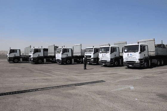 الخيرية الهاشمية ترسل قافلة مساعدات إنسانية لغزة