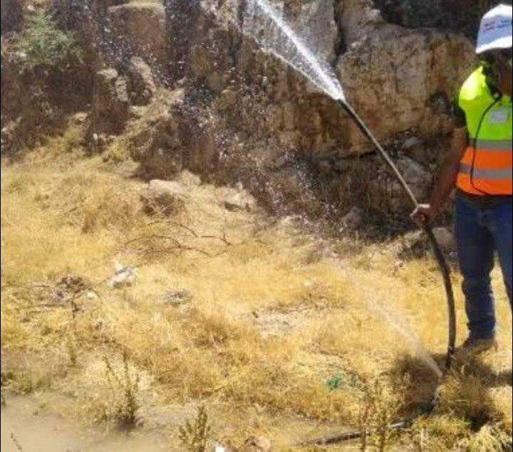 ضبط اعتداءات كبيرة على خطوط مياه