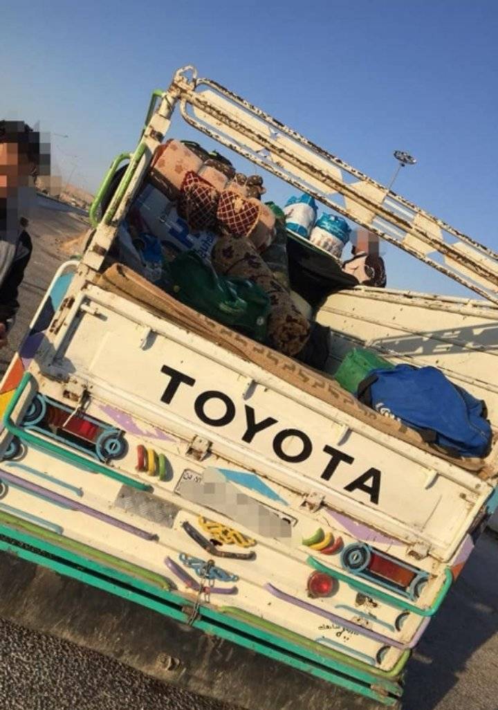 ضبط ديانا تحمل في صندوقها 15 راكبا