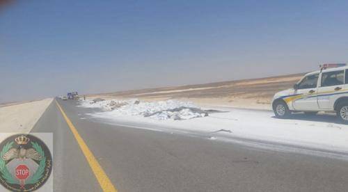 تحذير مهم من الدوريات الخارجية لسالكي طريق العمري  الأزرق