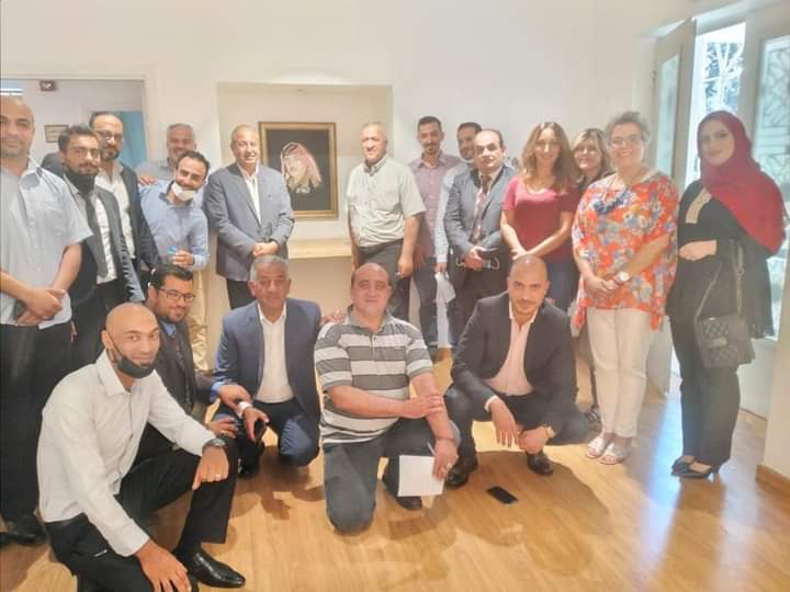 اللجنة الملكية لتحديث المنظومة السياسة تلتقي بمجموعة من الشباب في متحف المشير حابس المجالي