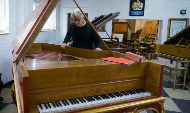 Final chord: royal piano restorer sells lifetime’s collection