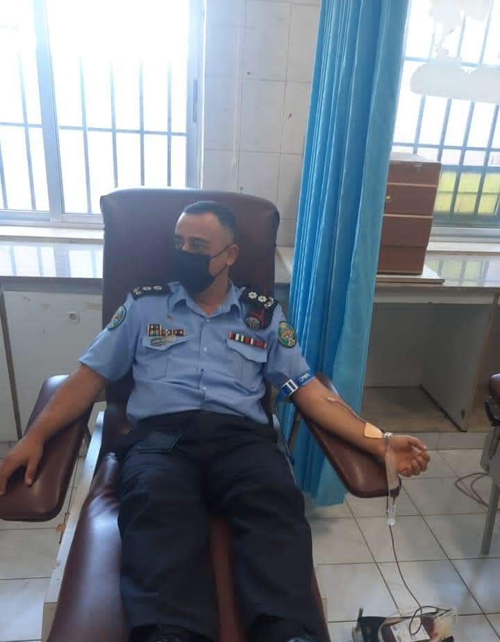 مرتبات الأمن العام تلبي النداء التبرع بالدم في الكرك