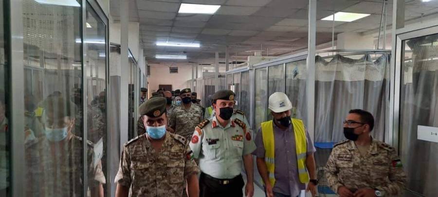 العميد عميش يتفقد مرافق مدينة الحسين الطبية ...صور