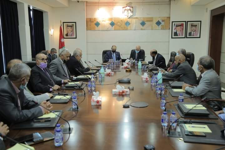 الخرابشة ودودين يلتقيان اللجنة الوطنية للعسكريين السابقين