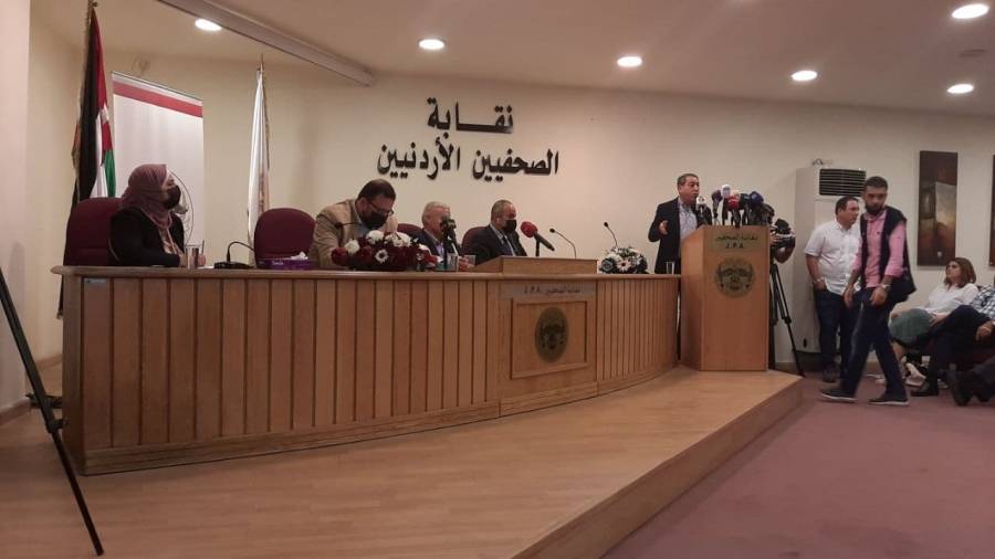 بث مباشر من نقابة الصحفيين بخصوص المواقع الالكترونية...