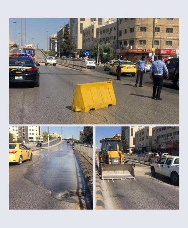 تحويلات مرورية على جسر الداخلية