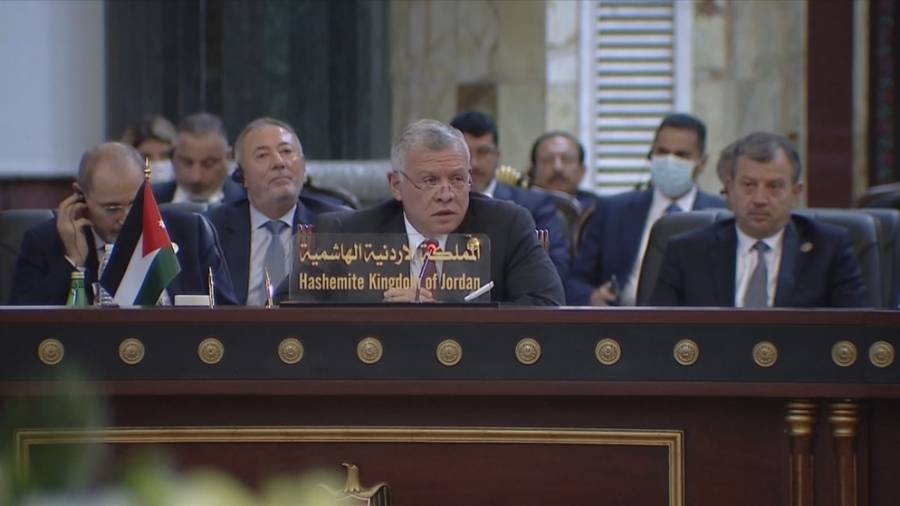 الملك: دعم العراق أولوية للجميع