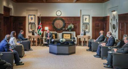 الملك يستقبل رئيس حكومة الوحدة الوطنية الليبية الدبيبة