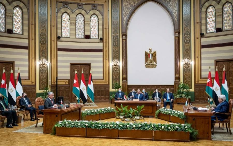 البيان الختامي للقمة الأردنية المصرية الفلسطينية (نص)