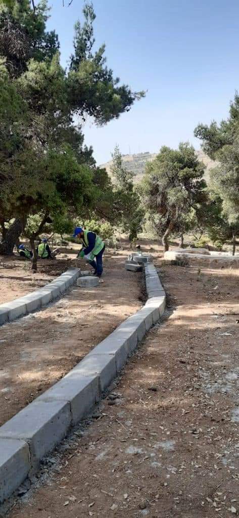 إختتام اعمال مشروع تشغيل العمالة المكثفة في عجلون