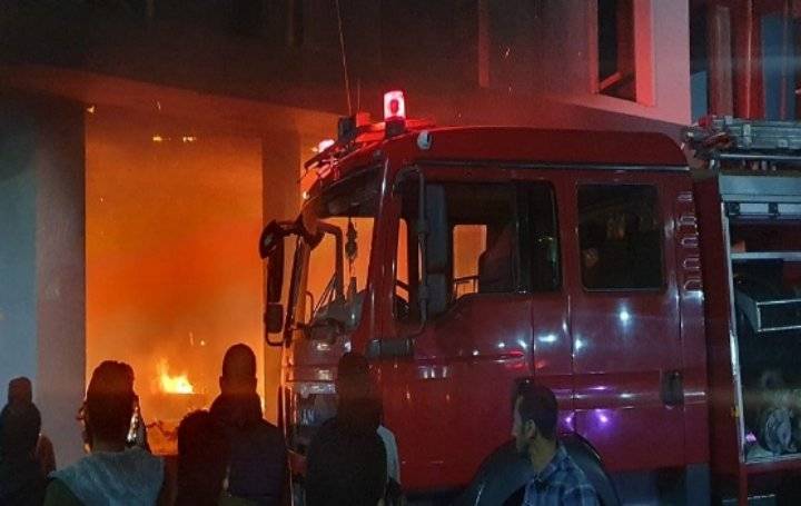 اندلاع حريق في محل لبيع الذهب في محافظة المفرق