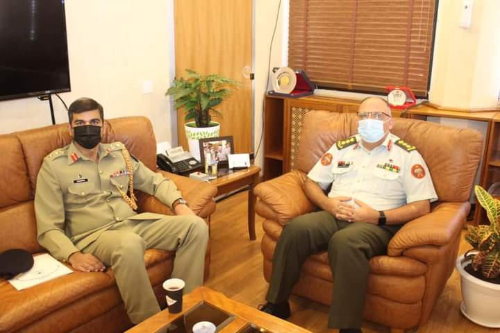 العقيدحدادين || يلتقي الملحق العسكري الباكستاني لبحث أطر التعاون المشترك