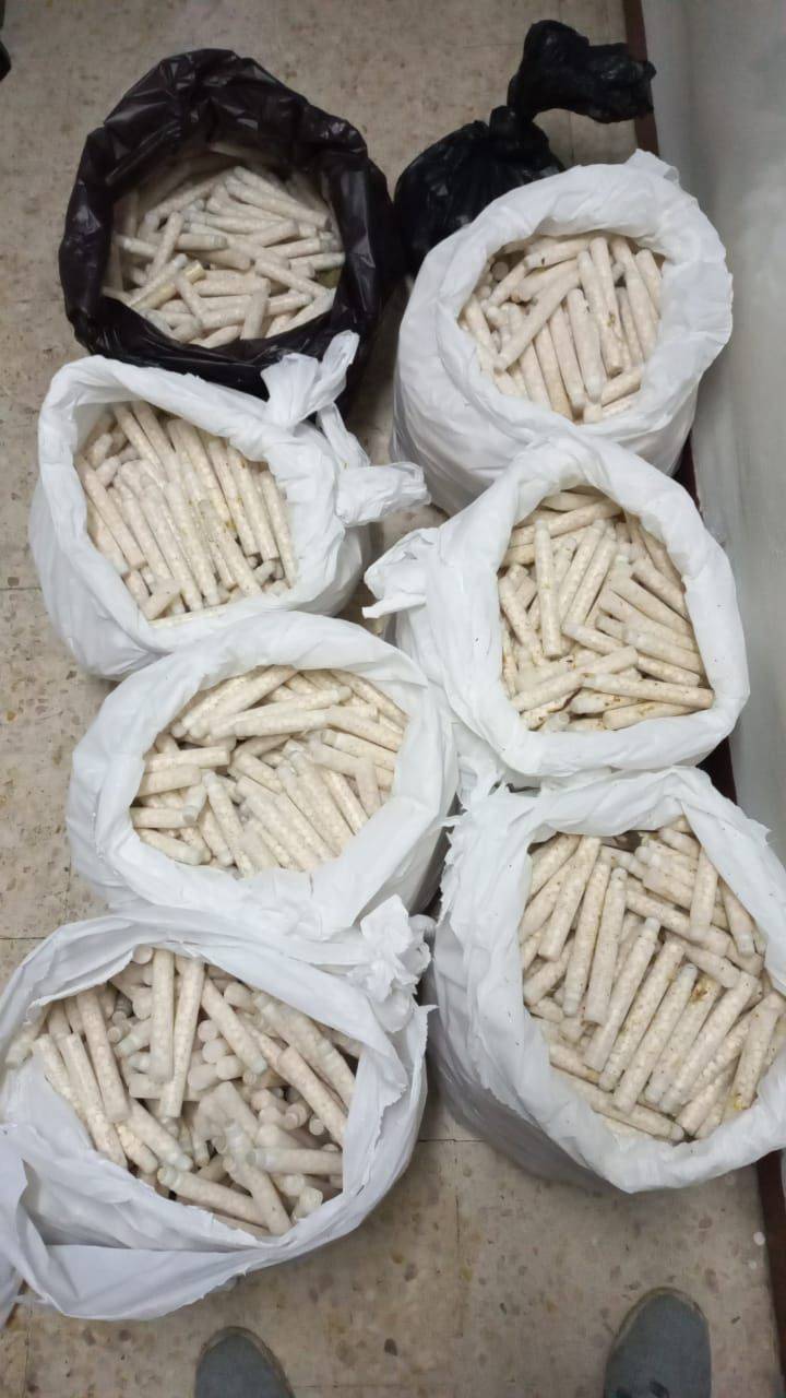 إحباط تهريب 500 الف حبة مخدرة أُطعمت لمجموعة من الخراف بعد تغليفها تمهيداً لتهريبها خارج المملكة.