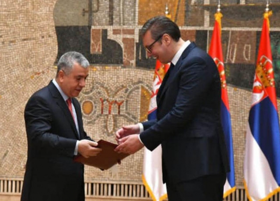 Serbian president receives credentials of Jordanian envoy