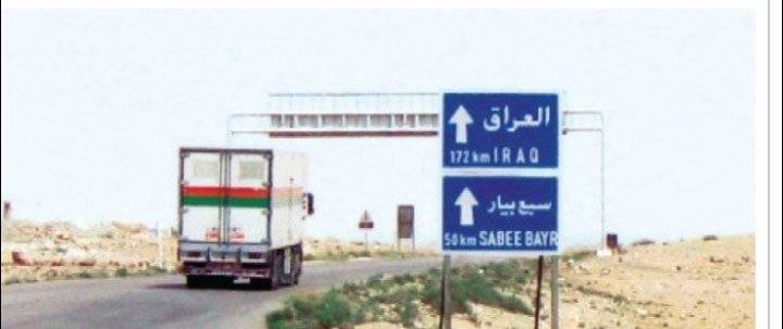 بدء دخول الشاحنات الأردنية إلى العراق