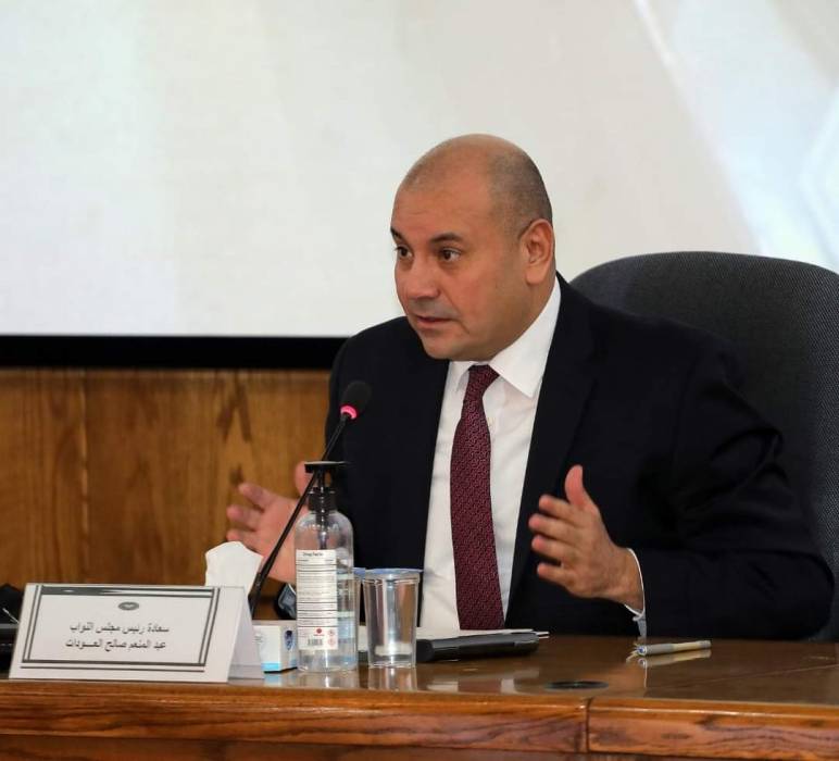 رئيس مجلس النواب يحاضر في كلية الدفاع الوطني الملكية الأردنية