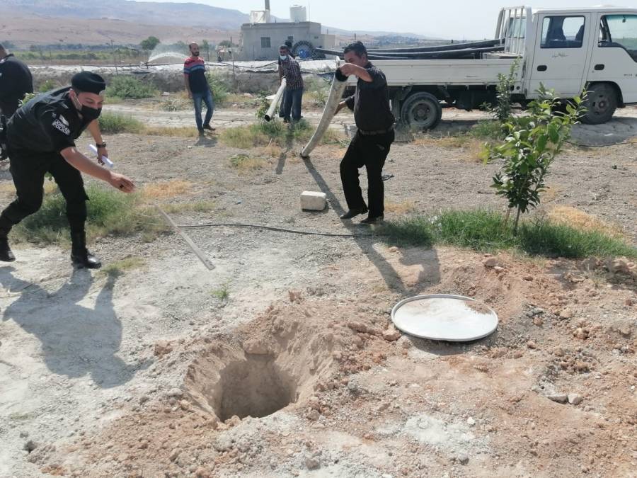 المياه :ضبط اعتداءات جديدة  في الاغوار والجيزة ... صور 