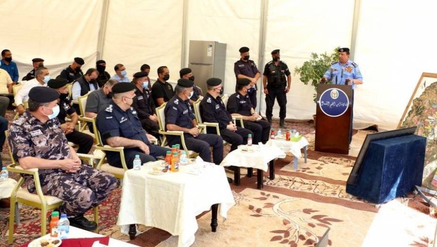 مدير الأمن العام يزور موقع مهرجان جرش ويتفقد الخطة الامنية الخاصة بالمهرجان  .