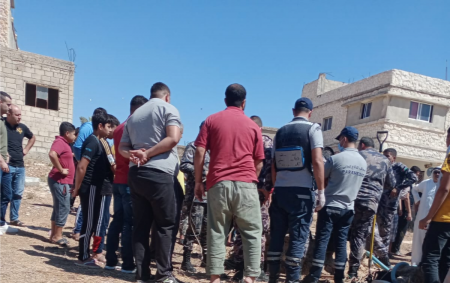 انقاذ 4 أشخاص علقوا داخل بئر في إربد