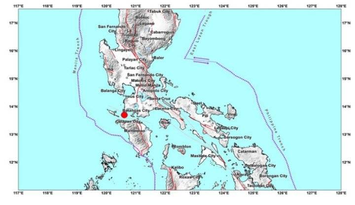 زلزال بقوة 5.7 درجة يهزّ جزيرة لوزون الفلبينية