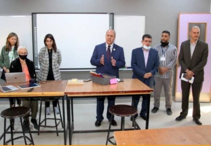 المحاسنة يرعى افتتاح مشروع وسائل الحماية الشخصية لمواجهة وباء كورونا