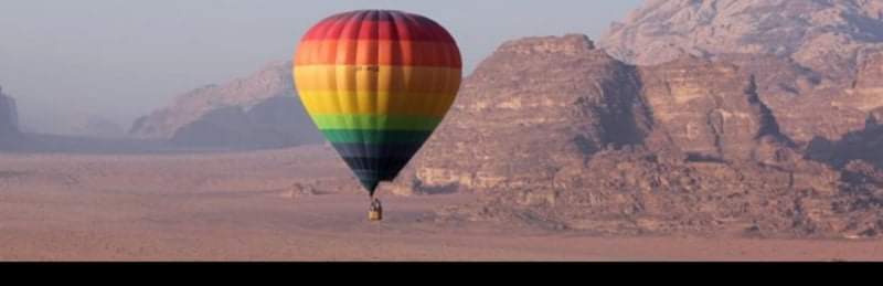 أردننا جنة يدرج مهرجان المناطيد بوادي رم ضمن برامج رحلاته