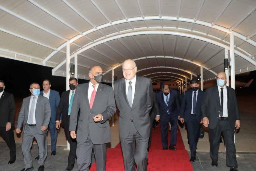 PM arrives in Beirut