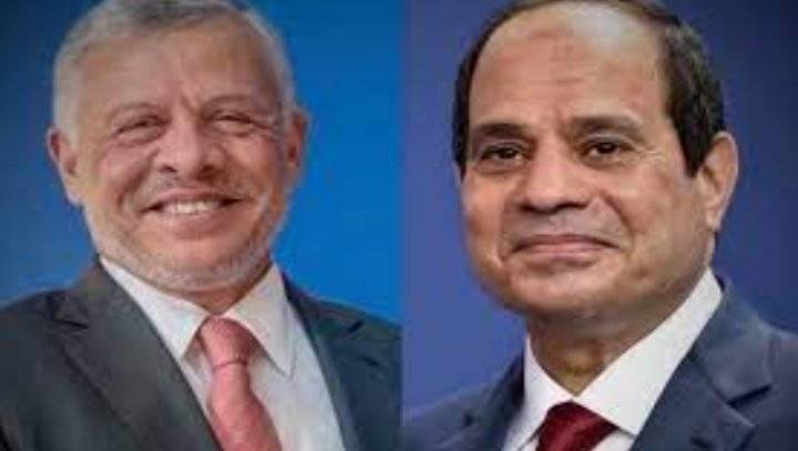 الملك يتلقى اتصالا هاتفيا من السيسي