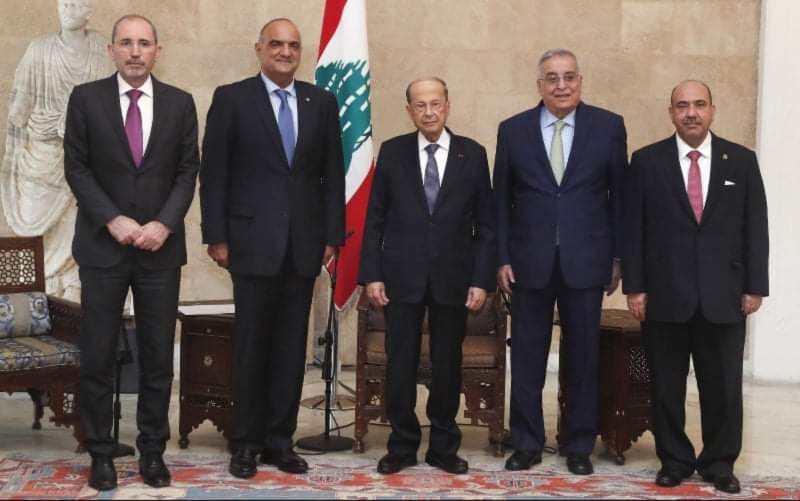 رئيس جمهورية لبنان يستقبل   الخصاونة