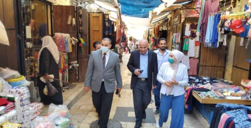 محافظ البلقاء ينفذ جولات تفقدية في مدينة السلط ...صور