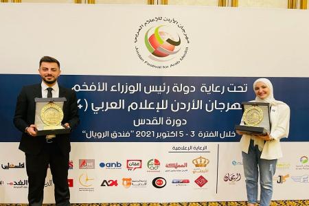 إعلام اليرموك يحصد الجائزة الذهبية في مهرجان الأردن للإعلام العربي