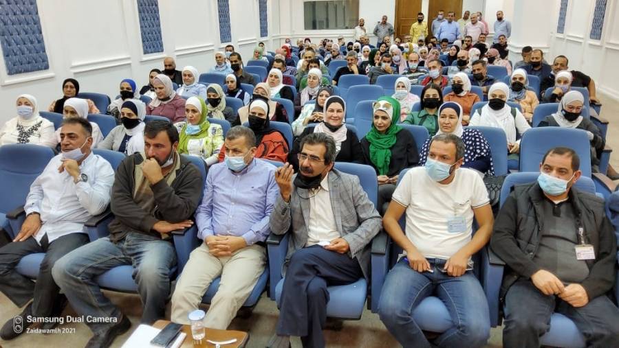 ندوة مبادرة افراحنا أمنه في بلدية السلط بالتعاون مع الشرطة المجتمعية