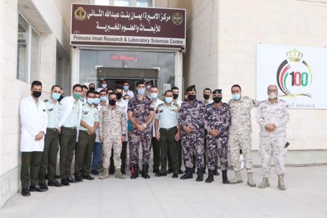 تمرين اخلاء وهمي بمركز الاميرة ايمان بنت عبدالله الثاني للابحاث والعلوم المخبرية.