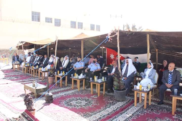 افتتاح حديقة نباتية في مركز امن فقوع بالكرك