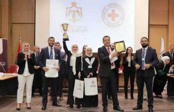 إعلان الفائزين بمسابقة المحاكمة الصورية الوطنية في القانون الدولي الإنساني